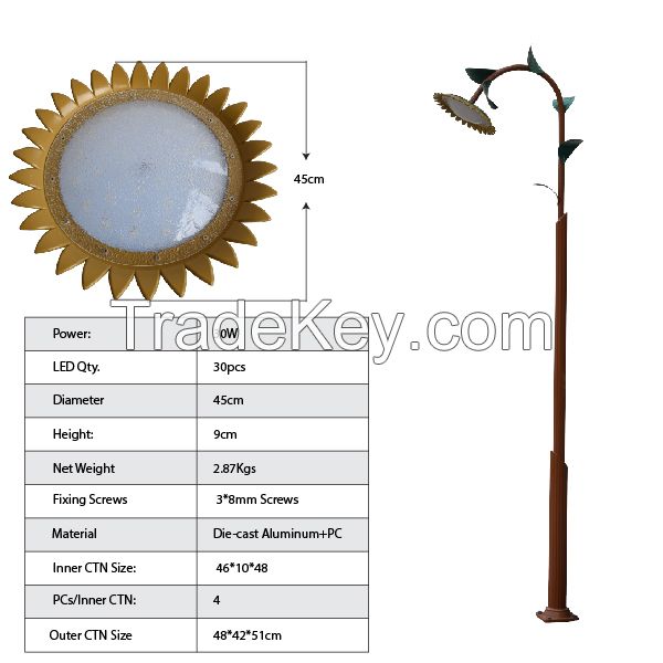 LED street light for garden and park