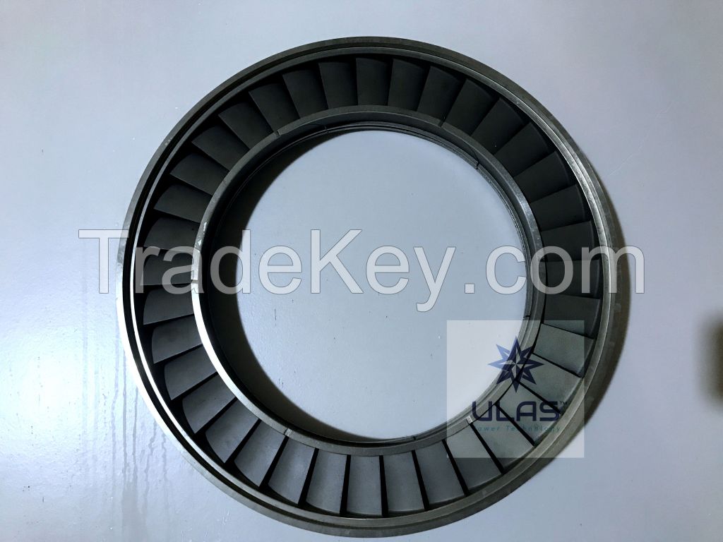 Casting Part Nozzle Ring 26.00sq Investment Casting Superalloy Engine Ulas