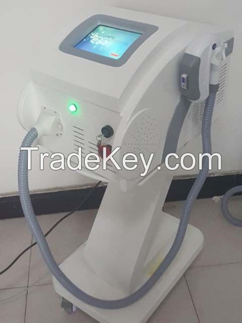 Double handpiece Multifunctional OPT IPL shr Hair Removal machine