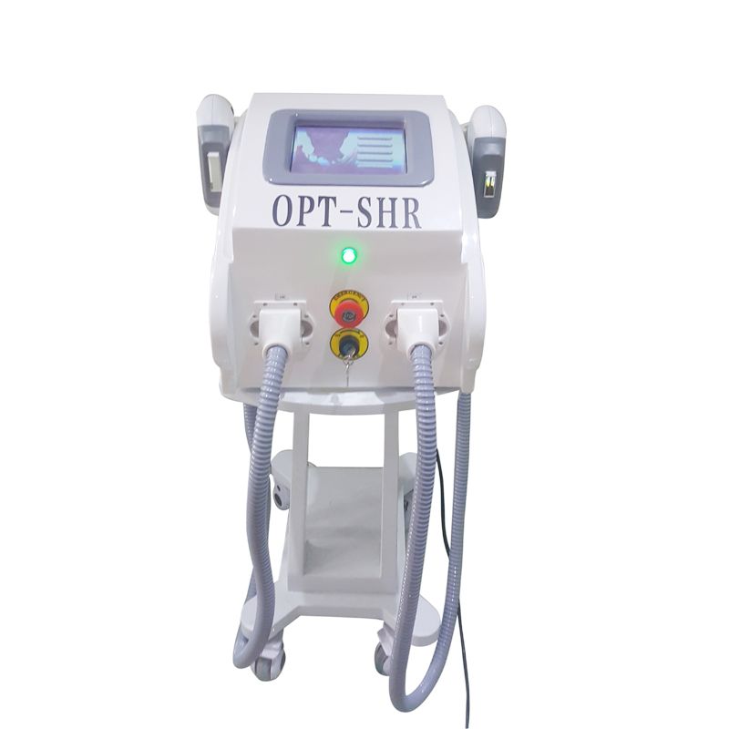 CE approved Double handpiece OPT SHR Elight IPL Hair Removal skin rejuvenation machine