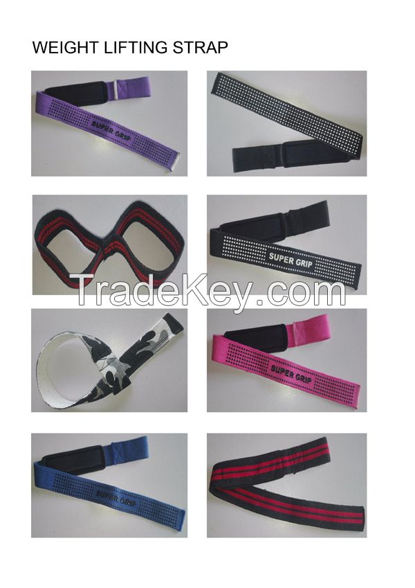 Weight Lifting Strap, Figure 6 Straps, Figure 8 Straps, Fitness Straps, Power Lifting Strap, Gym Straps, Wrist Strap