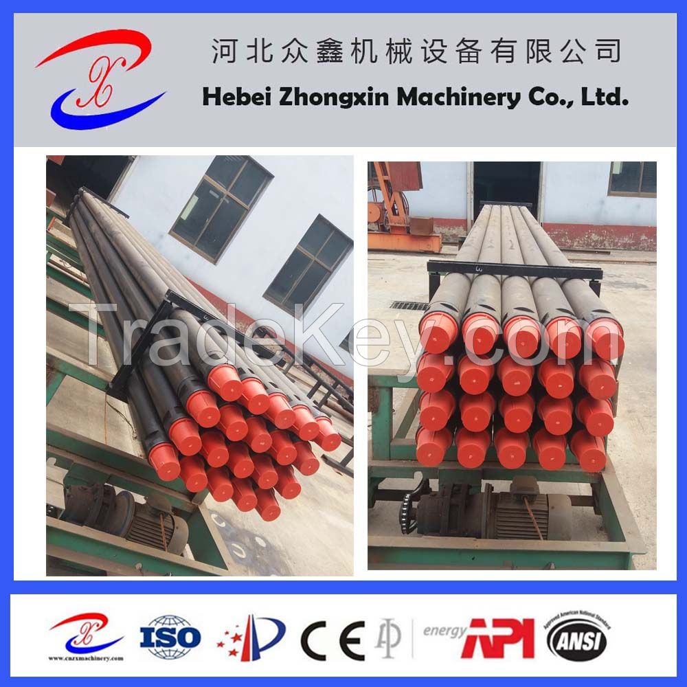 supply 4 inch 102mm water well drill rod with high quality from chinese manufacturer