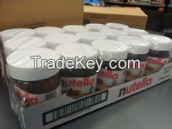 Nutella Chocolate Spread in 52g, 350g, 400g, 600g, 750, 800gr, 1kg and 5kg in various sizes and stickers in multi language text