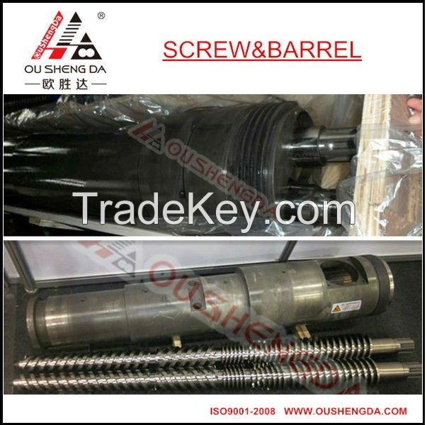 Corrosion Resistant Screws Co-Rotating Twin Screw Extruder Barrel