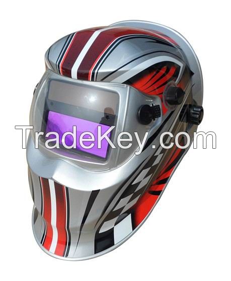 auto-darkening welding helmet