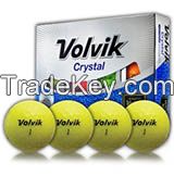 Volvik Crystal Yellow Golf Balls