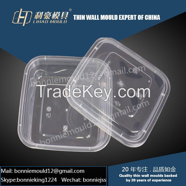 disposable thin wall food container mould