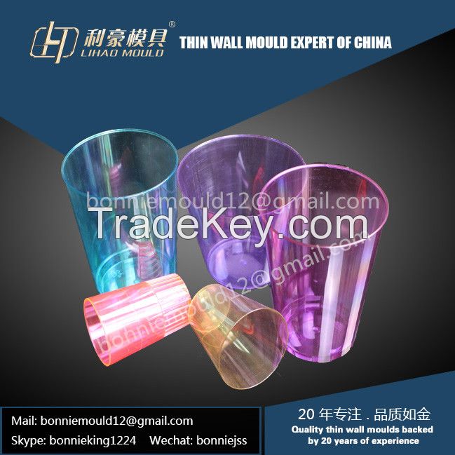 PS disposable thin wall cup mould