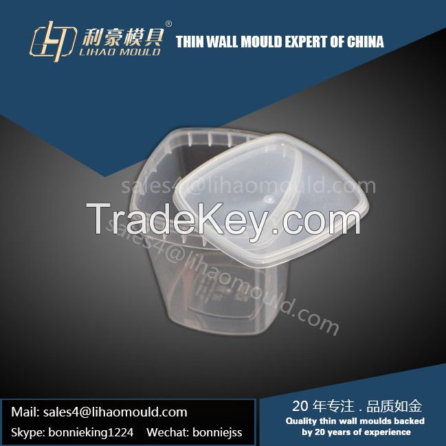 high quality small rectangle disposable container mould service