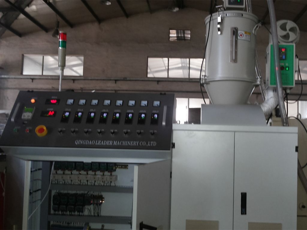 plastic single wall corrugated pipe production machine