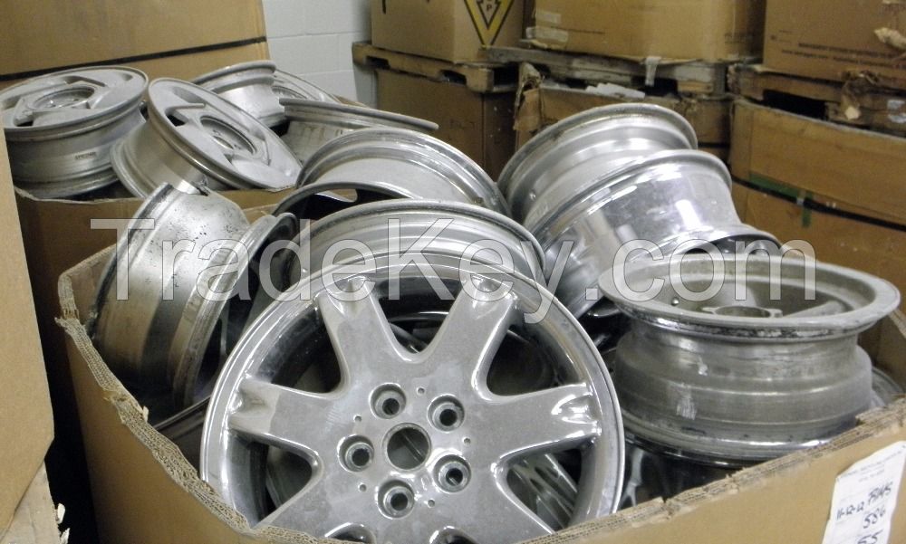 Pure 99.9% Aluminum Scrap 6063 / Alloy Wheels Scrap / Baled UBC Aluminum Scrap , Can forsale at a low rate for sale