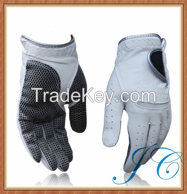 Best design professional cabretta leather golf glove