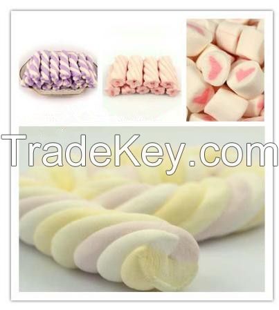 Colorful long Twisted Marshmallow Candy