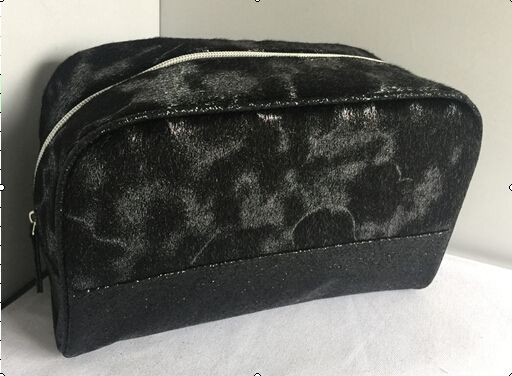 cilice and glitter joint cosmetic bag with dapple