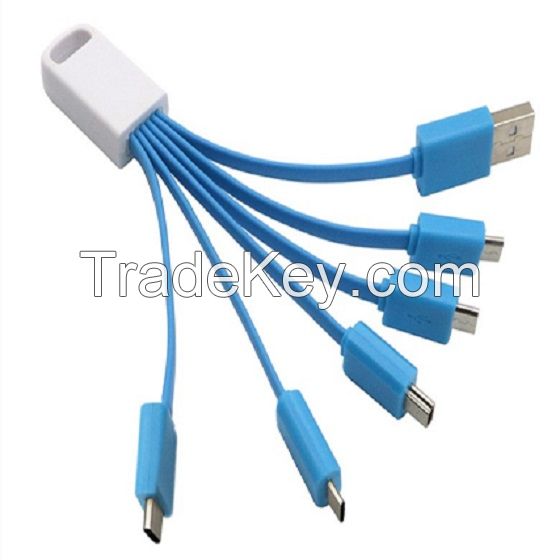 Multi USB Charging Cable, Electronic Fast Charging Cable for All Mobiles