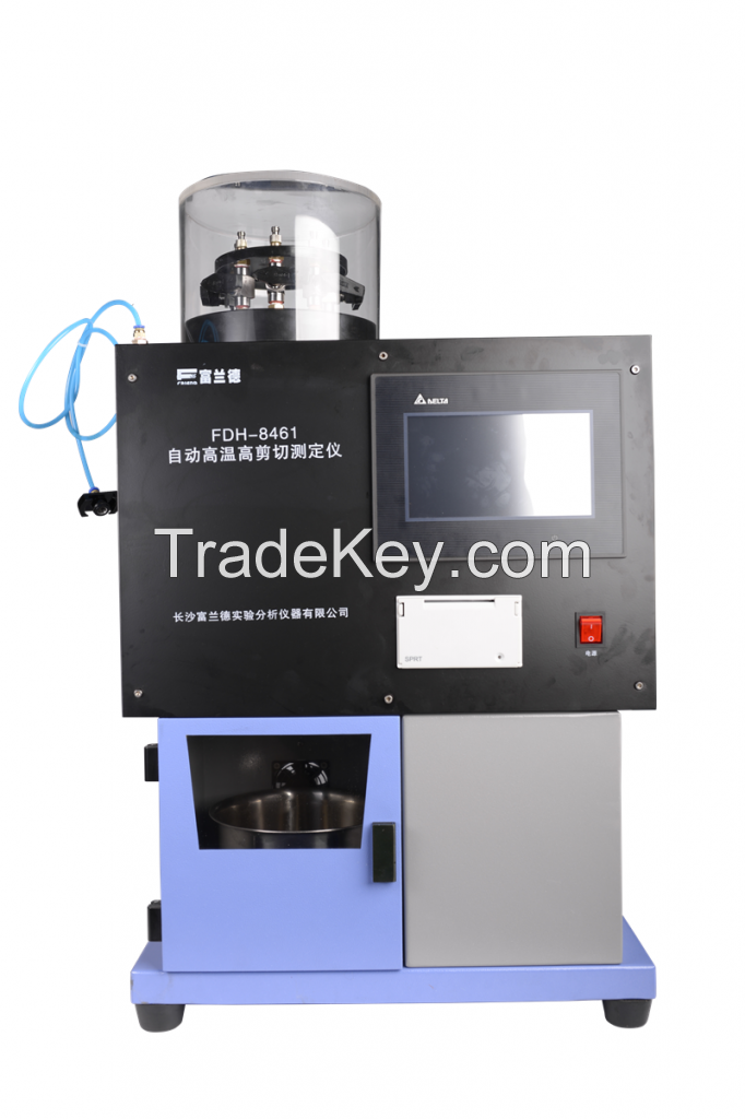 Automatic high temperature and high shear viscosity tester