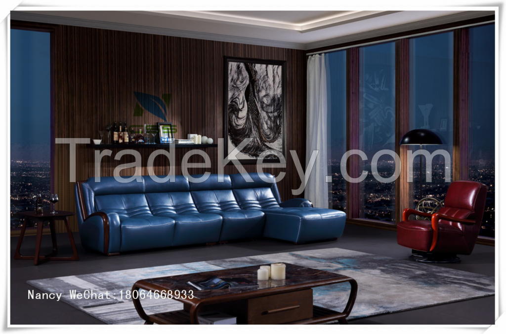 Sales of customized leather sofa