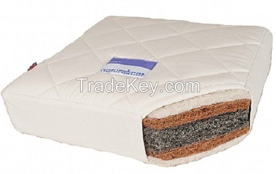 NEW Natural Mat Spring Mat Organic Baby Crib Bed Mattress