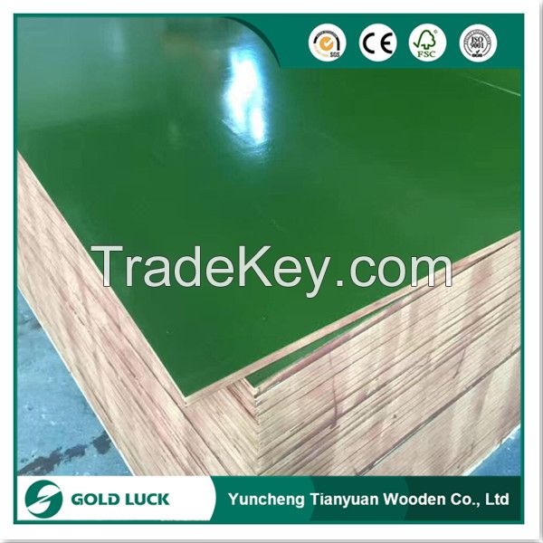 Waterproof PP Plastic Coated Construction Plywood Sheet