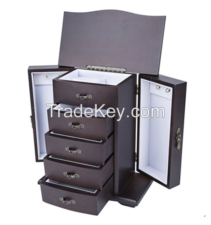 Wooden Jewelry Organizer Box