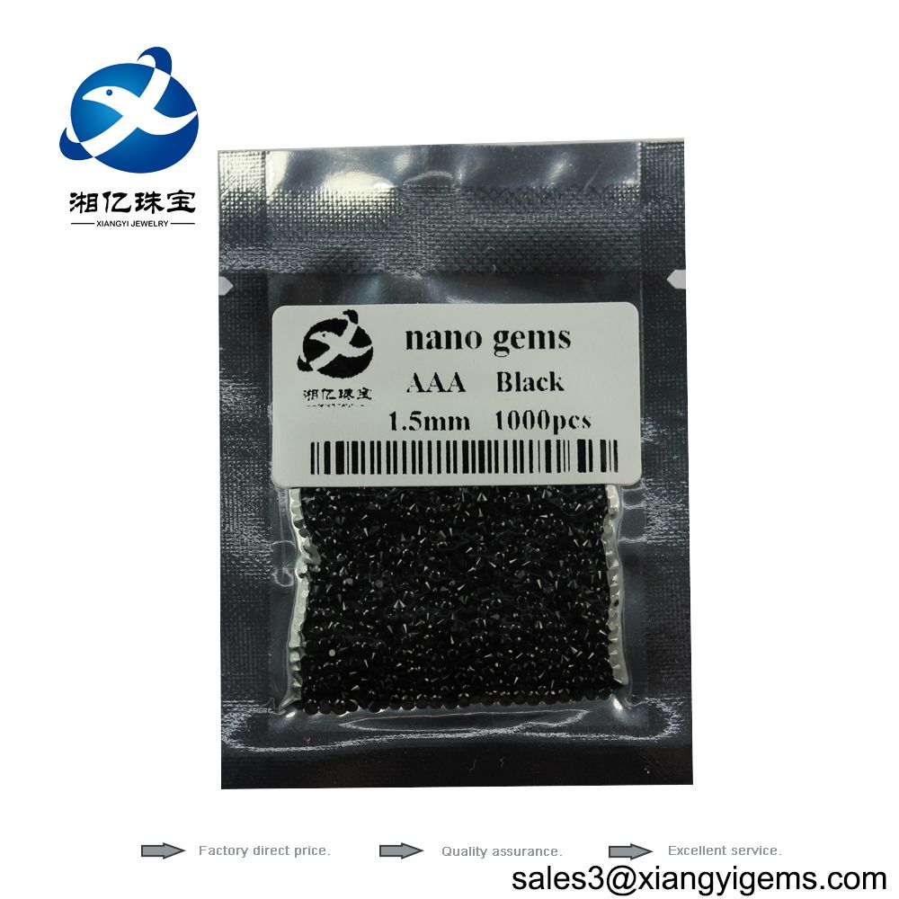 Hot fancy cut nano stone 1.5mm nano for make jewelry