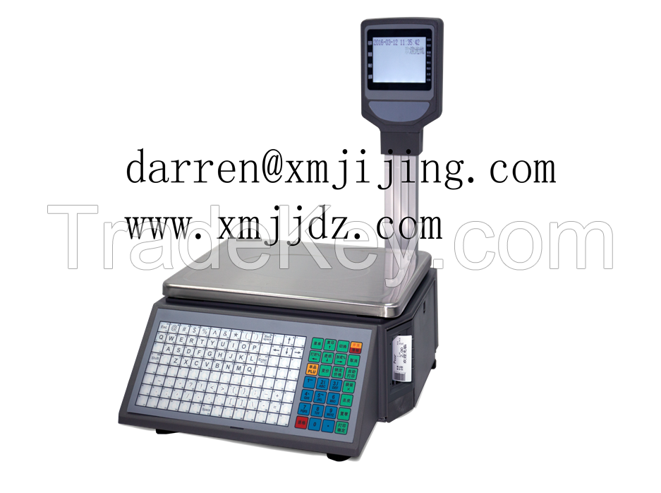 electronic label printing scale
