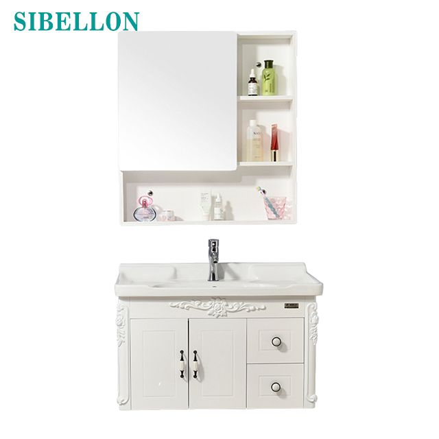 factory directly sale pvc bathroom vanity  cabinet with low price