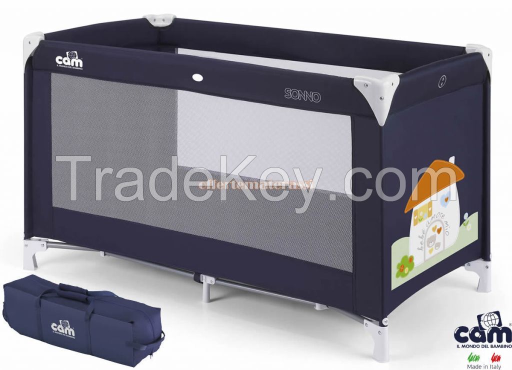 Cot CAM Sleep blue with travel bag childcare baby camping