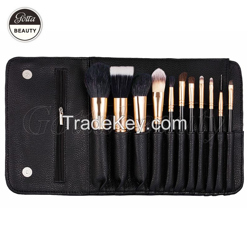 11pcs Good quality makeup brushes