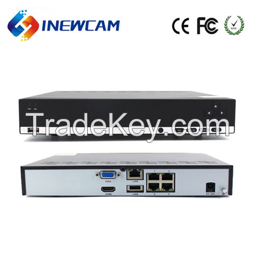 4MP 4CH Real Time Remote Network P2p POE NVR