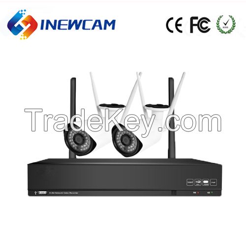 DIY 2ch 1080P IP Camera Wireless CCTV System