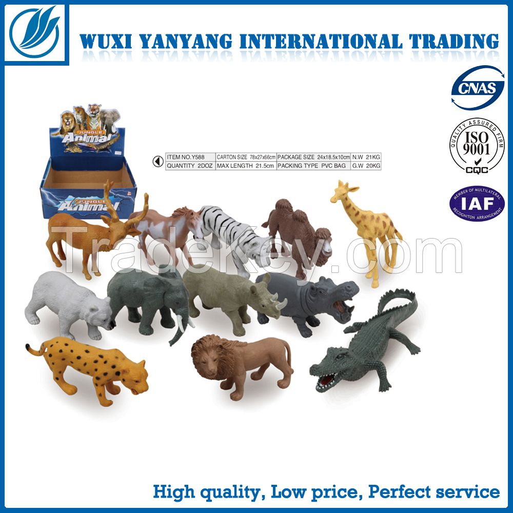 12 pcs wild animal model toys