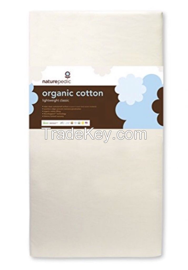 Naturepedic No Compromise Organic Cotton Classic Lightweight Crib Mattress