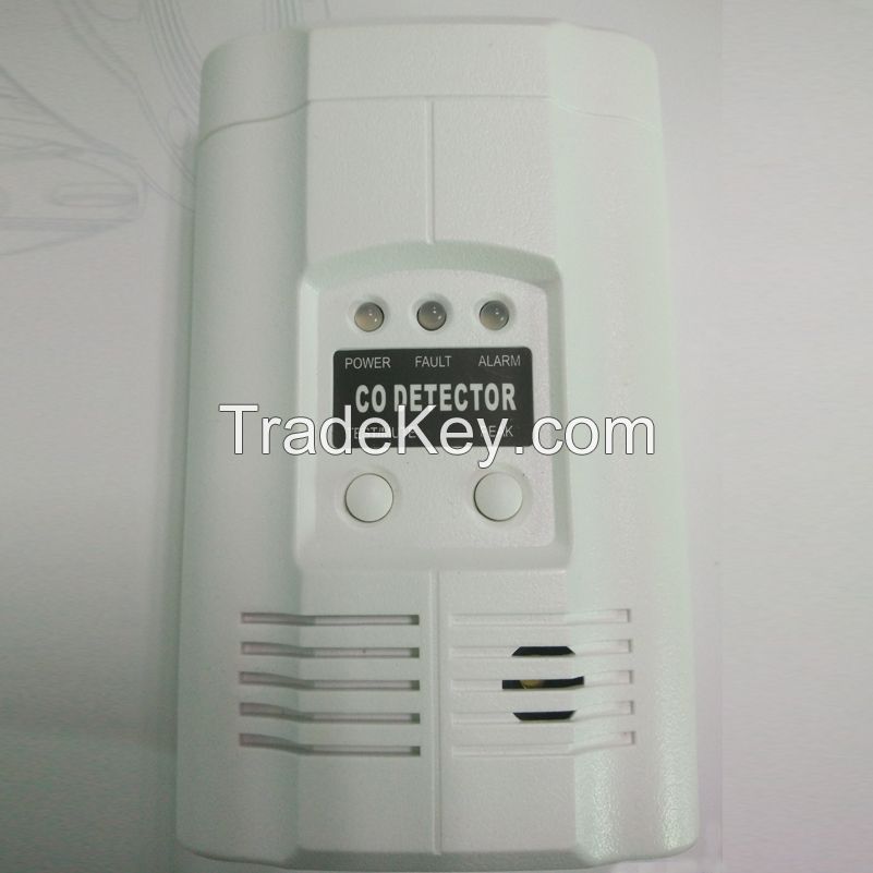 AC powered Carbon Monoxide Gas detector co gas alarm sensor