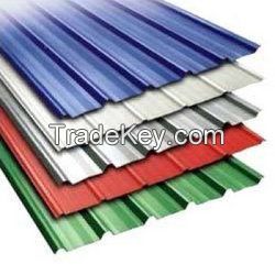 Prepainted Color Galvanized Steel Coil Corrugated Steel Roofing Sheet