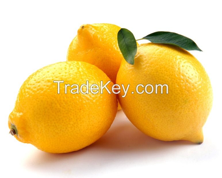 Grade A and Premium Grade yellow lemons