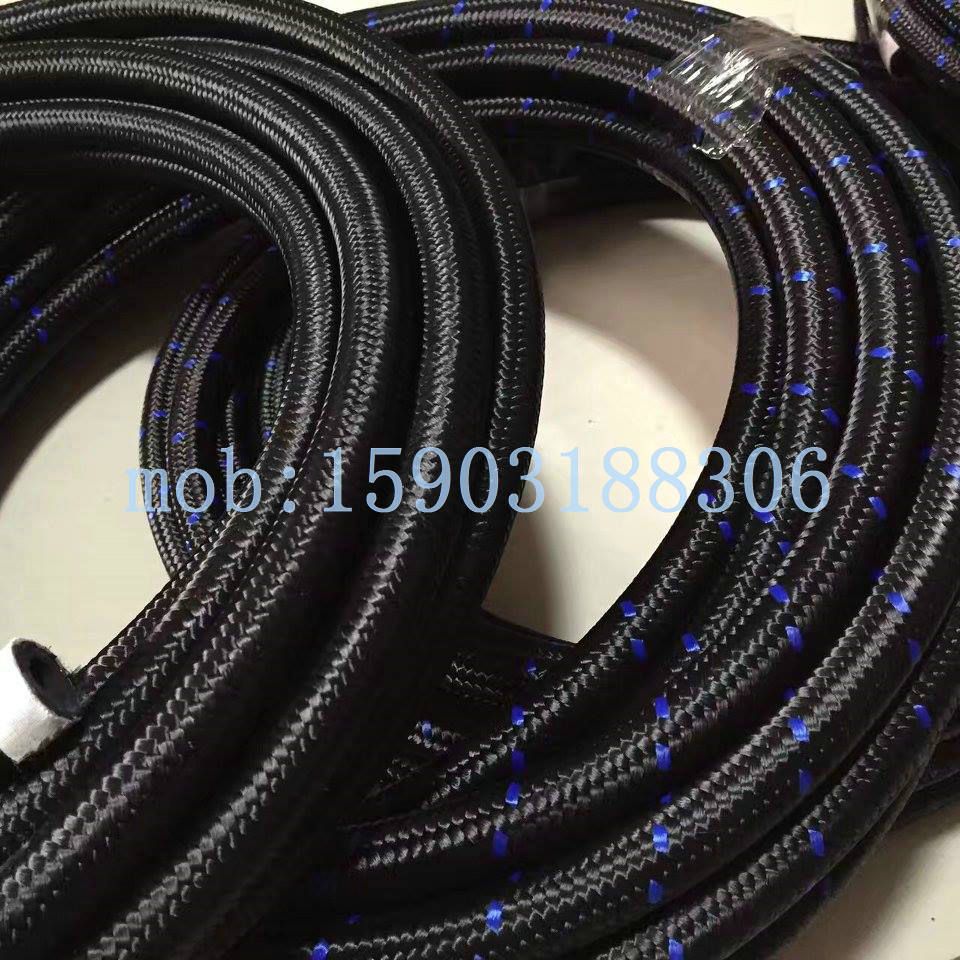 SAE J1532 of 4an 6an 8an 12an 16an Stainless Steel Wire Braided Automotive Transmission Oil Cooler Hose