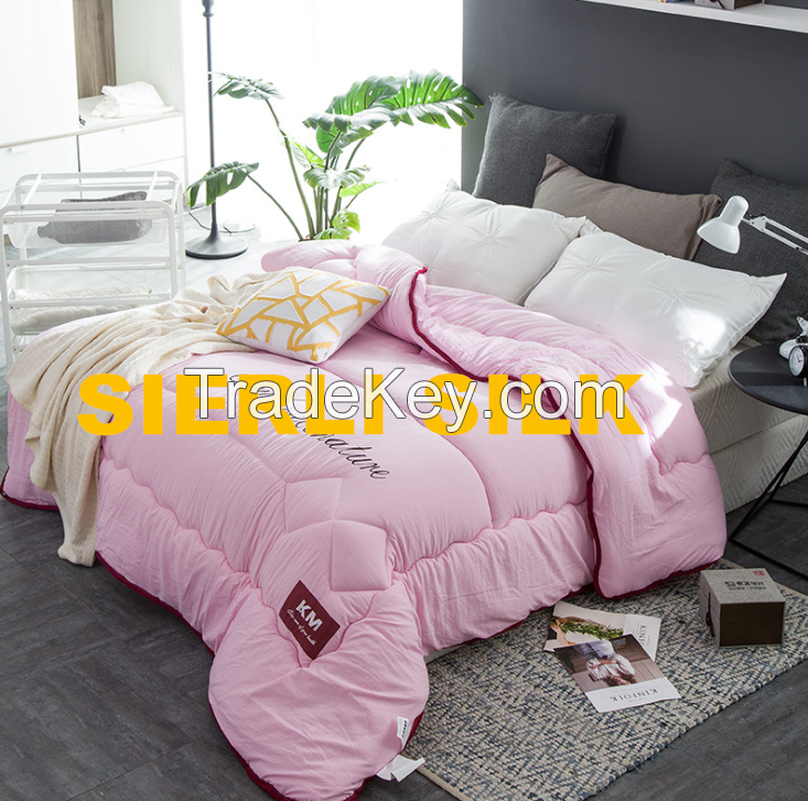 cotton shell quilt , cotton quilt with polyester filling , high quality cotton duvet , cotton comforter