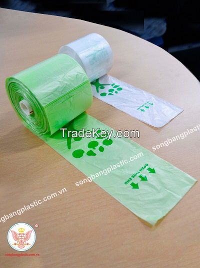 LDPE/HDPE/Biodegradable Bag On Roll Shopping Bag