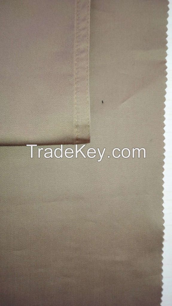98% cotton 2% spandex woven dyeing fabric with silky finish