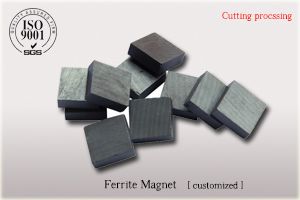 High performance hard ferrite/ceramic magnets