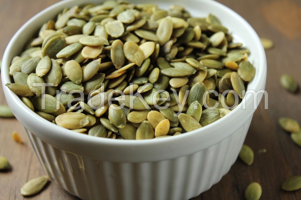 Edible Seeds Dark Green Pumpkin Kernels, GWS/Shine Skin Pumpkin Seed Kernels