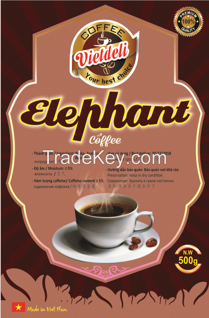 Sell ELEPHANT GROUND COFFEE - VIETDELI