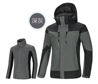 wholesale casual wear nylon with fleece liner windproof outwear outdoor winter jacket
