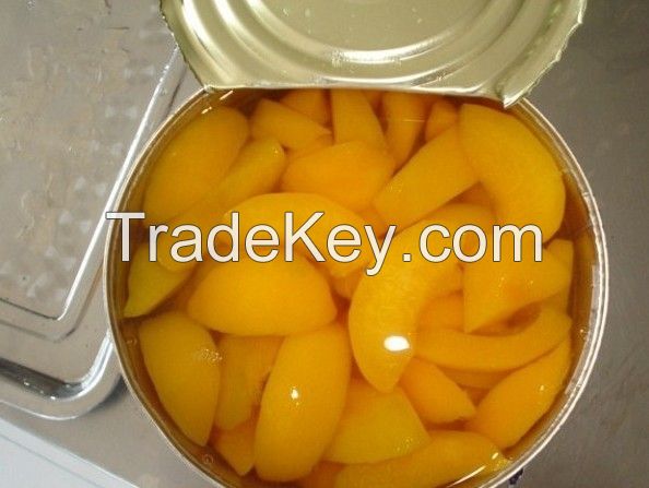 Canned Yellow Peaches in Syrup in Halves/Dice/Slice