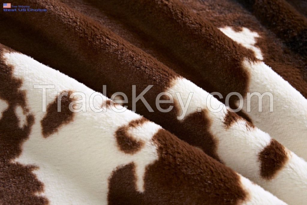 Leather Carpet Cowhide Rug Dried Cow Skin With Hair On