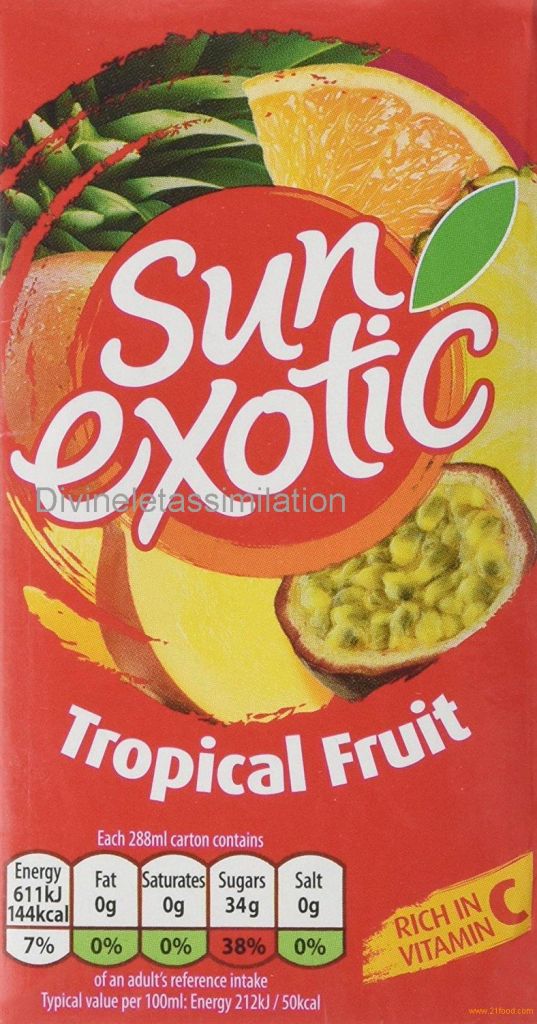 Sun Exotic Tropical Still Cartons, 288 ml
