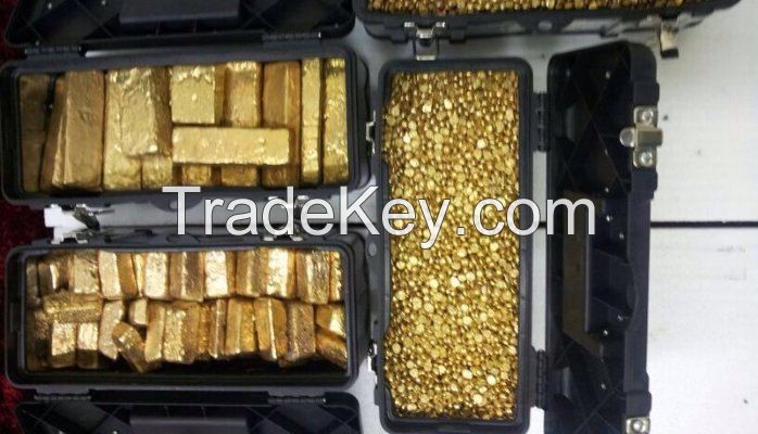 gold bars and nuggets available for sell