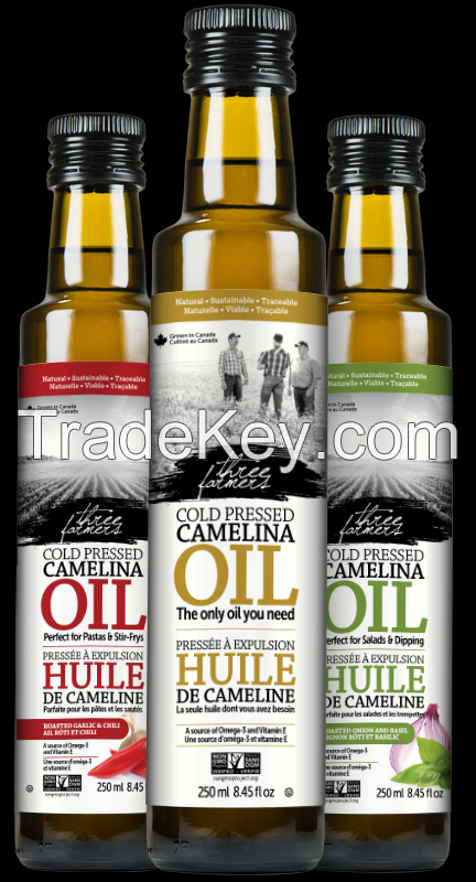 Cold-pressed camelina oil, crude, 450 g