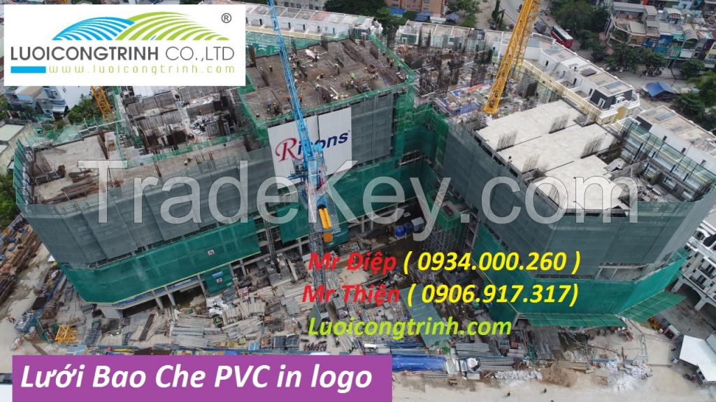 Selling construction net & undertake to sew border and print logo on net